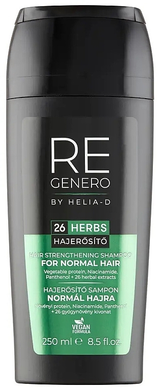 Strengthening Shampoo for Normal Hair - Helia-D Regenero Normal Hair Strenghtening Shampoo — photo N1