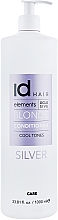 Bleached & Blonde Hair Conditioner - idHair Elements XCLS Blonde Silver Conditioner — photo N5