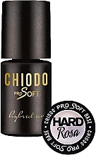 Fragrances, Perfumes, Cosmetics Gel Hybrid Nail Polish Base Coat - Chiodo Pro Soft Base Hard Rosa