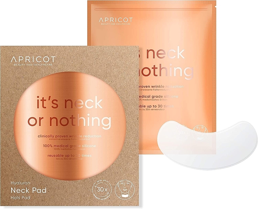 Neck Patch with Hyaluronic Acid - Apricot It's Neck Or Nothing Hyaluron Neck Pad — photo N4