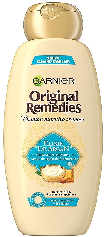 Hair Shampoo - Garnier Original Remedies Elixir De Argan Shampoo — photo N1