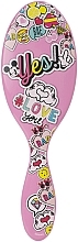 Fragrances, Perfumes, Cosmetics Hair Brush - Wet Brush Original Detangler Disney Classics Peace Love