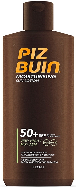 Moisturizing Sun Body Lotion - Piz Buin Moisturising Sun Lotion SPF50 — photo N1