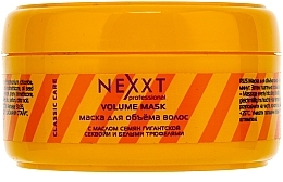 Fragrances, Perfumes, Cosmetics Volume Hair Mask - Nexxt Professional Classic Care Volume Mask