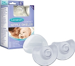 Silicone Breast Pads, 20 mm, 2 pieces - Lansinoh — photo N1