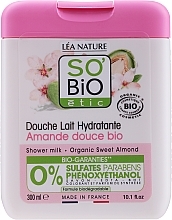 Fragrances, Perfumes, Cosmetics Almond and Honey Shower Cream "Sweet Hydration" - So'Bio Etic Cream Shower