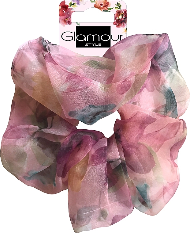 Scrunchie, 417615, pink - Glamour — photo N4
