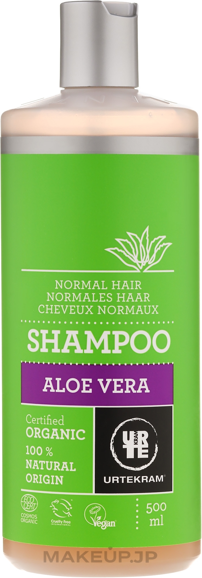 Normal Hair Shampoo "Aloe Vera" - Urtekram Aloe Vera Shampoo Normal Hair — photo 500 ml