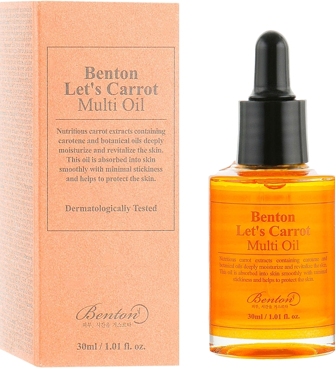 Multifunctional Serum with Carrot Seed Oil - Benton Let’s Carrot Multi Oil — photo N1