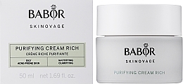 Cream for Problem Skin - Babor Skinovage Purifying Cream Rich — photo N5