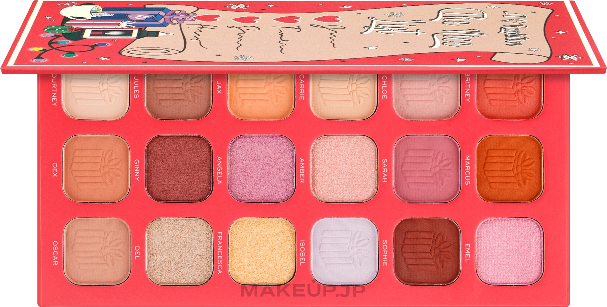 Eyeshadow Palette - I Heart Revolution Nice List Eyeshadow Palette — photo 18 g