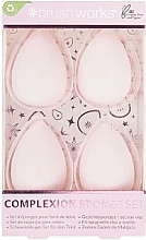 Fragrances, Perfumes, Cosmetics 4-Piece Makeup Sponge Set - Brushworks Complexion Sponge Set