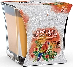 Fragrances, Perfumes, Cosmetics Scented Candle "Tropical Mix" - White Swan Tropical Blend