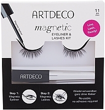 Fragrances, Perfumes, Cosmetics Set - Artdeco Magnetic Eyeliner & Lashes Kit 11 Daily Dress (eyeliner/5ml + lashes)