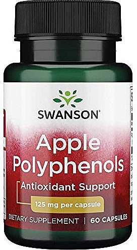 Dietary Supplement 'Apple Polyphenol', 125 mg 60 pieces - Swanson Maximum Strength Apple Polyphenols — photo N6