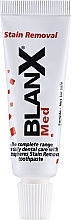 GIFT! Whitening Toothpaste - BlanX Med Stain Removal Toothpaste (mini size) — photo N1