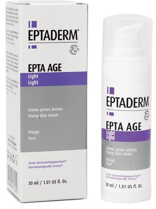 アンチエイジング フェイスクリーム - Eptaderm Epta Age Light Young Skin Cream — photo N1