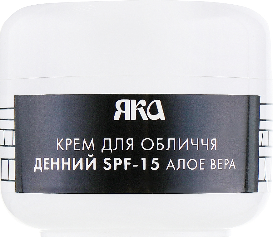 Day Face Cream "Aloe Vera" - Yaka SPF-15 — photo N2