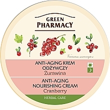 Fragrances, Perfumes, Cosmetics Anti-Aging Nourishing Face Cream ‘Cranberry’ - Green Pharmacy Anti-Aging Nourishing Cream