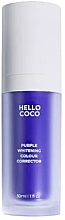 Fragrances, Perfumes, Cosmetics Teeth Whitening Corrector - Hello Coco Purple Whitening Colour Corrector