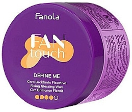 Hair Wax - Fanola Fantouch Define Me Fixing Glossing Wax — photo N1