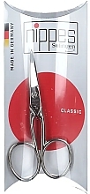 Fragrances, Perfumes, Cosmetics Sharpened Nail Scissors, 9 cm - Nippes Solingen Manicure Scissors N36