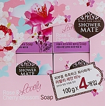 Fragrances, Perfumes, Cosmetics Rose & Cherry Blossom Soap - KeraSys Shower Mate Lovely Rose & Cherry Blossom Soap