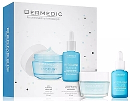 Fragrances, Perfumes, Cosmetics Set - Dermedic Hydrain 3 (f/ser/30ml + cr-gel/50ml)