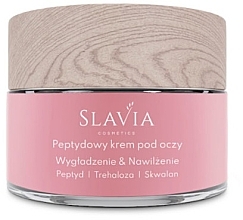 Fragrances, Perfumes, Cosmetics Smoothing & Moisturizing Peptide Eye Cream - Slavia Cosmetics
