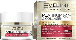 Fragrances, Perfumes, Cosmetics Concentrated Facial Cream 60+ - Eveline Cosmetics Platinum & Collagen