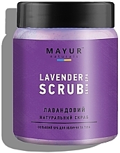 Natural Salt Face & Body Scrub "Lavender" - Mayur — photo N1