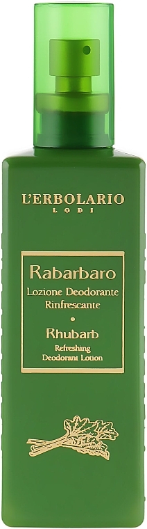 Rhubarb Deodorant Lotion - L'Erbolario Rabarbaro Bagnoschiuma — photo N1