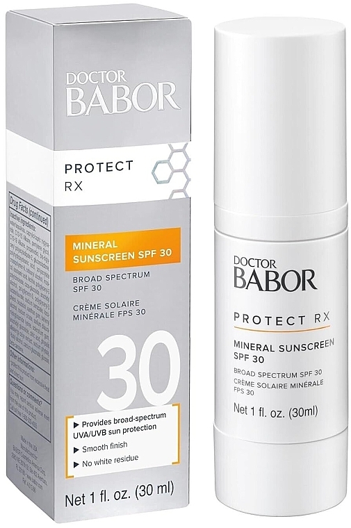 Mineral Sunscreen - Babor Doctor Babor Protect RX Mineral Sunscreen SPF 30 — photo N1