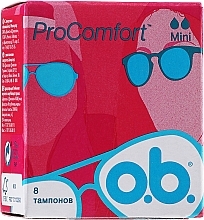 Fragrances, Perfumes, Cosmetics Tampons, 8 pcs - o.b. ProComfort Mini Tampons