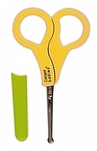 Fragrances, Perfumes, Cosmetics Safety Scissors, 2/809, yellow with a green cap - Canpol Babies