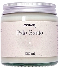 Fragrances, Perfumes, Cosmetics Soy Candle - Ovium Palo Santo
