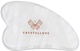 Facial Massager - Crystallove Clear Quartz Gua Sha — photo N1