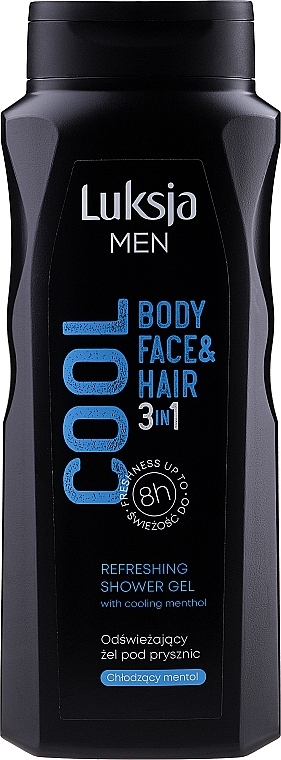 Shower Gel 3in1 - Luksja Men 3in1 Cool Refreshing Shower Gel — photo N1