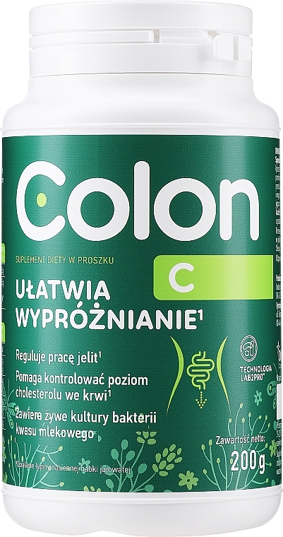 Dietary Supplement "Gut Health", powder - Orkla Colon C Suplement Diety — photo N1