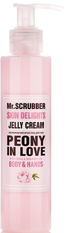 Body & Hand Cream Gel - Mr.Scrubber Skin Delights Peony in Love — photo N1