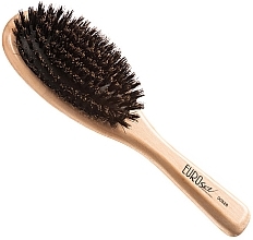 Fragrances, Perfumes, Cosmetics Natural Bristle Wooden Hair Brush, 00528 - Eurostil