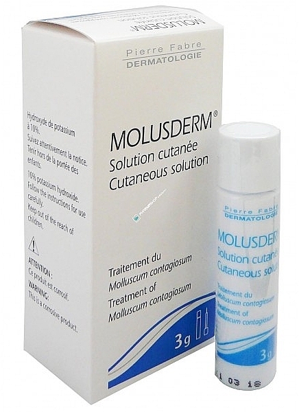 Molluscum Contagiosum Treatment Solution - Pierre Fabre Dermatologie Moluderm — photo N2