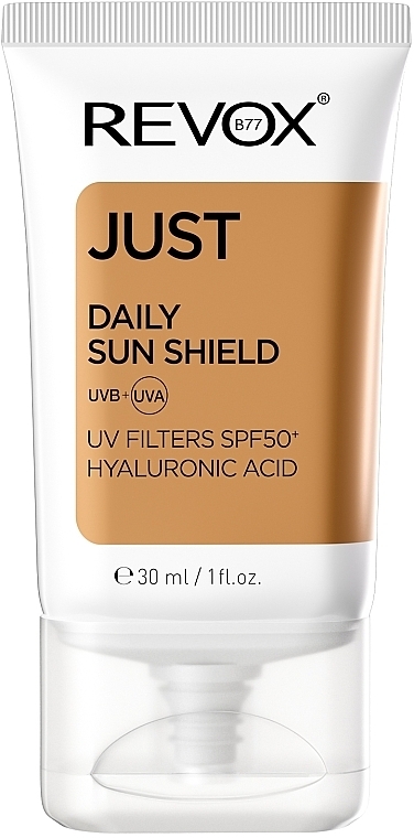 Sun Face Cream - Revox Just Daily Sun Shield UVB + UVA Filters SPF 50 + — photo N1