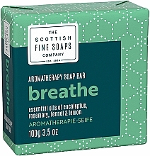 Fragrances, Perfumes, Cosmetics Aromatherapy Soap Bar - Scottish Fine Soaps Aromatherapy Soap Bar Breathe