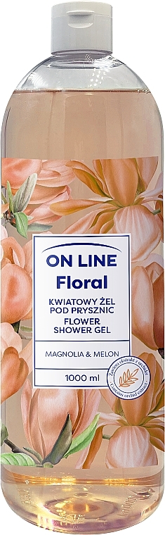 Magnolia & Melon Shower Gel - On Line Floral Flower Shower Gel Magnolia & Melon — photo N1