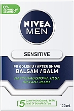 Set - NIVEA MEN Sensitive Collection (sh/gel/250ml + ash/balm/100ml + foam/200ml) — photo N5