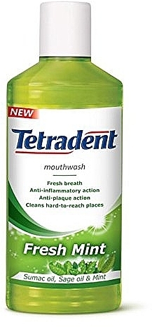 Fresh Mint Mouthwash - Tetradent Fresh Mint Mouthwash — photo N1