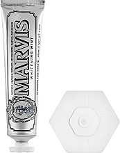 Set - Marvis Whitening Holder Set (toothpaste/85ml + holder/1pc) — photo N4