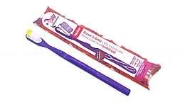 Bioplasty Toothbrush with Replaceable Head, soft, purple - Lamazuna Toothbrush — photo N1