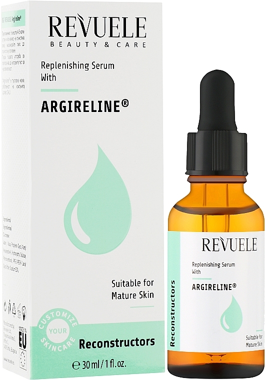 Replenishing Facial Serum with Argireline - Revuele Replenishing Serum With Argireline — photo N2